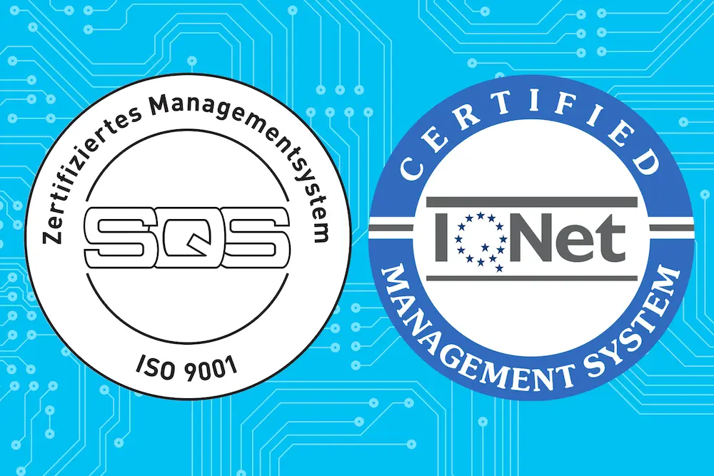 Telcona Proudly Recertified with ISO 9001:2015 – SQS & IQNet Certificates