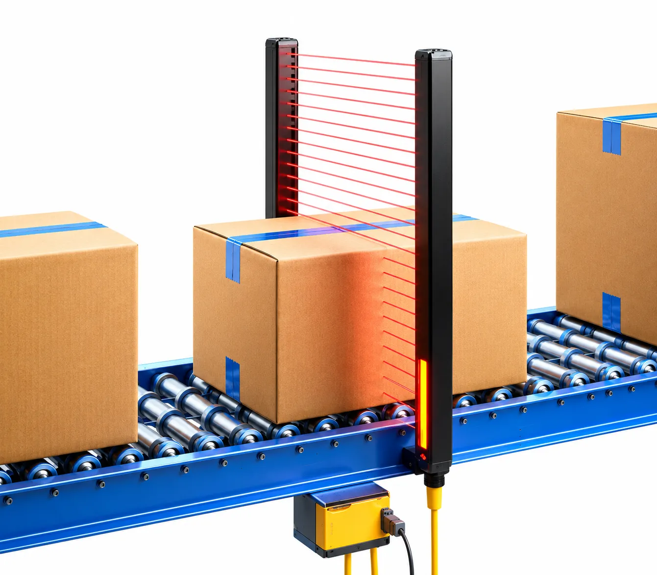 Light curtain object detection