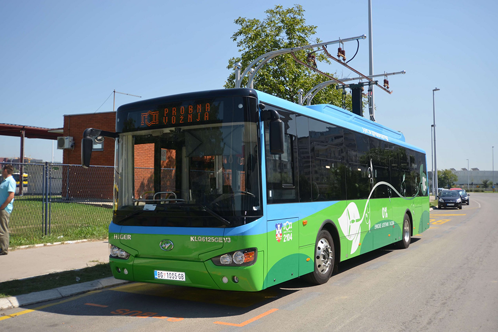 Electric bus supercap